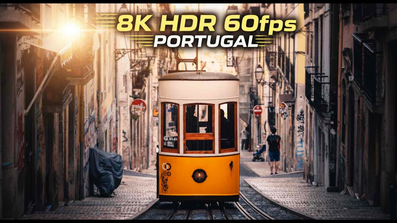 The Beauty of Portugal in 8K HDR Dolby Vision (60fps) | Relaxing Ultra HD Nature & City