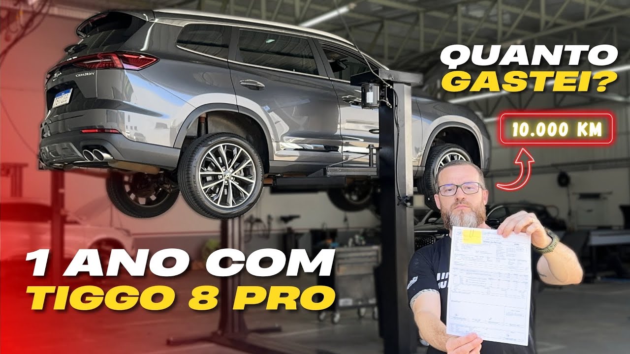 TIGGO 8 PRO   Revisão de 10 000 km, Problemas, Custos e Verdades. Opinião do Dono!