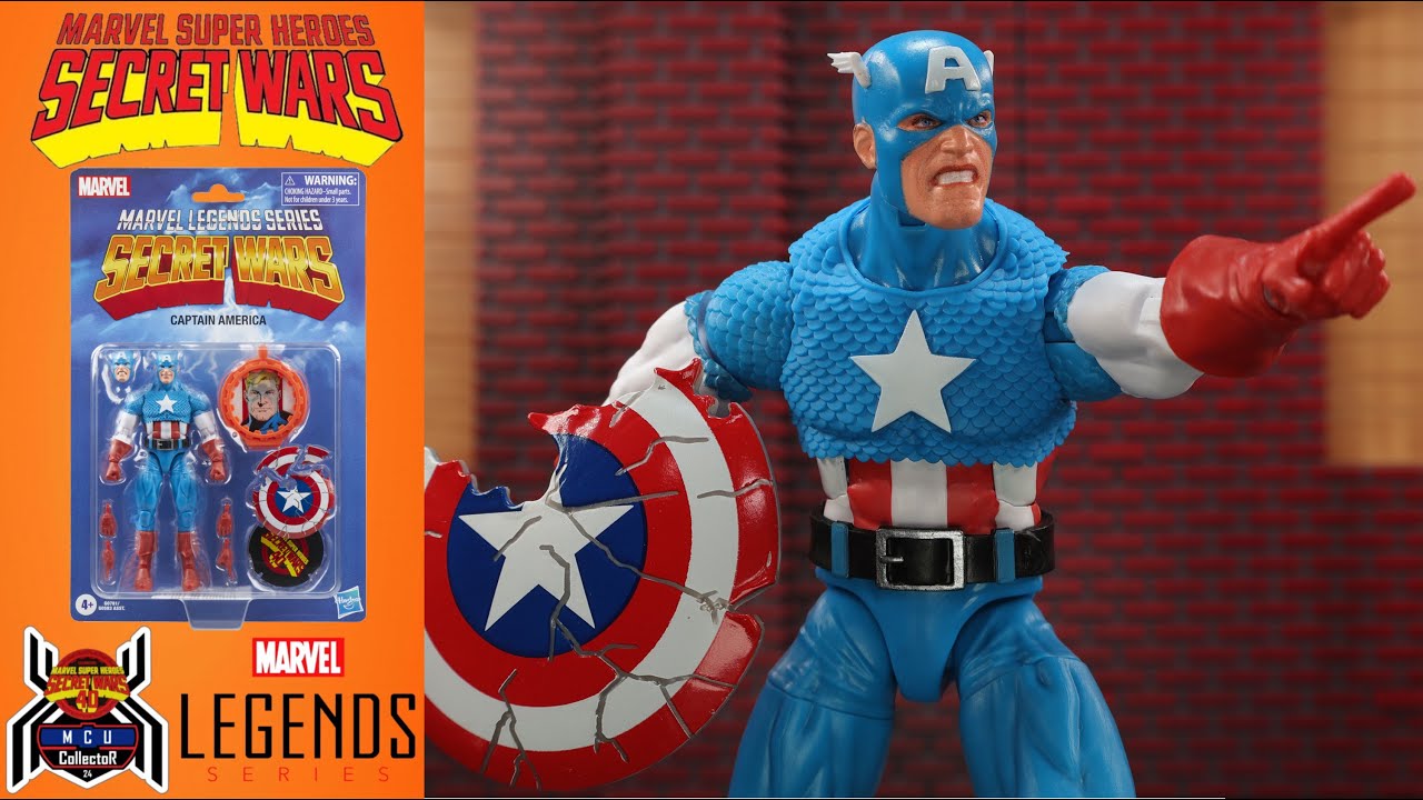 Marvel Legends CAPTAIN AMERICA Steve Rogers Retro Secret Wars 40th Anniversary Figure Review