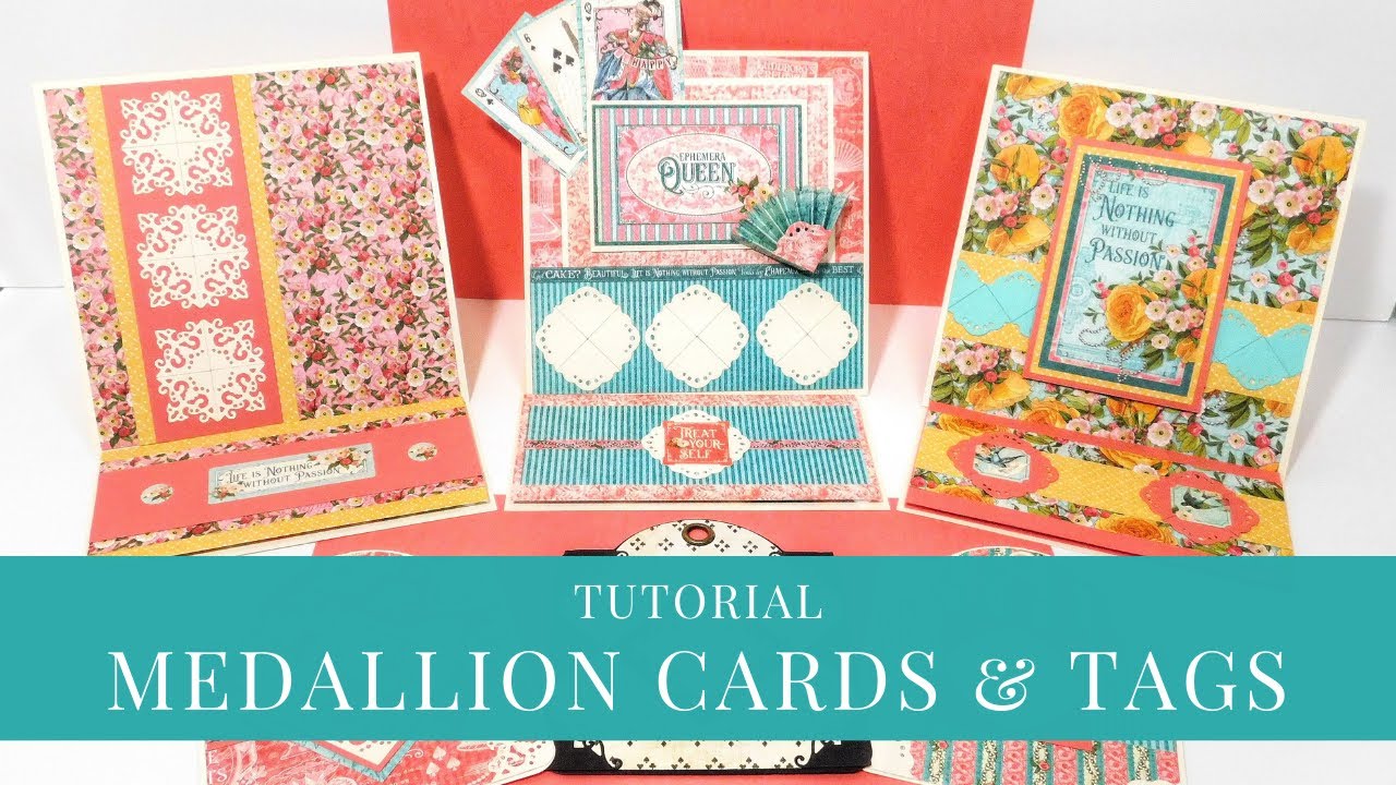 Medallion Cards and Tags Tutorial by Melissa Merritt for Graphic 45