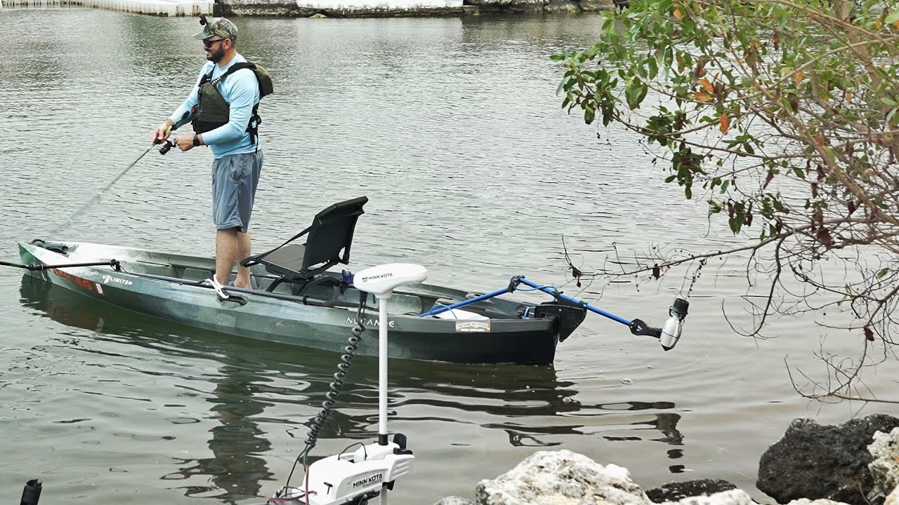 Incredible LIGHT Bixpy JET motor on NuCanoe Unlimited