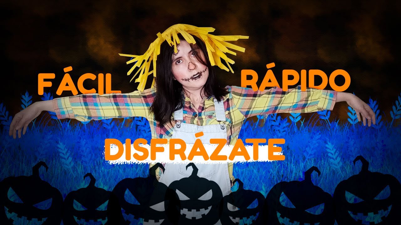 Disfraz de último minuto FÁCIL Y RÁPIDO / DISFRAZ DE ESPANTAPAJAROS / Madaí Mamaco