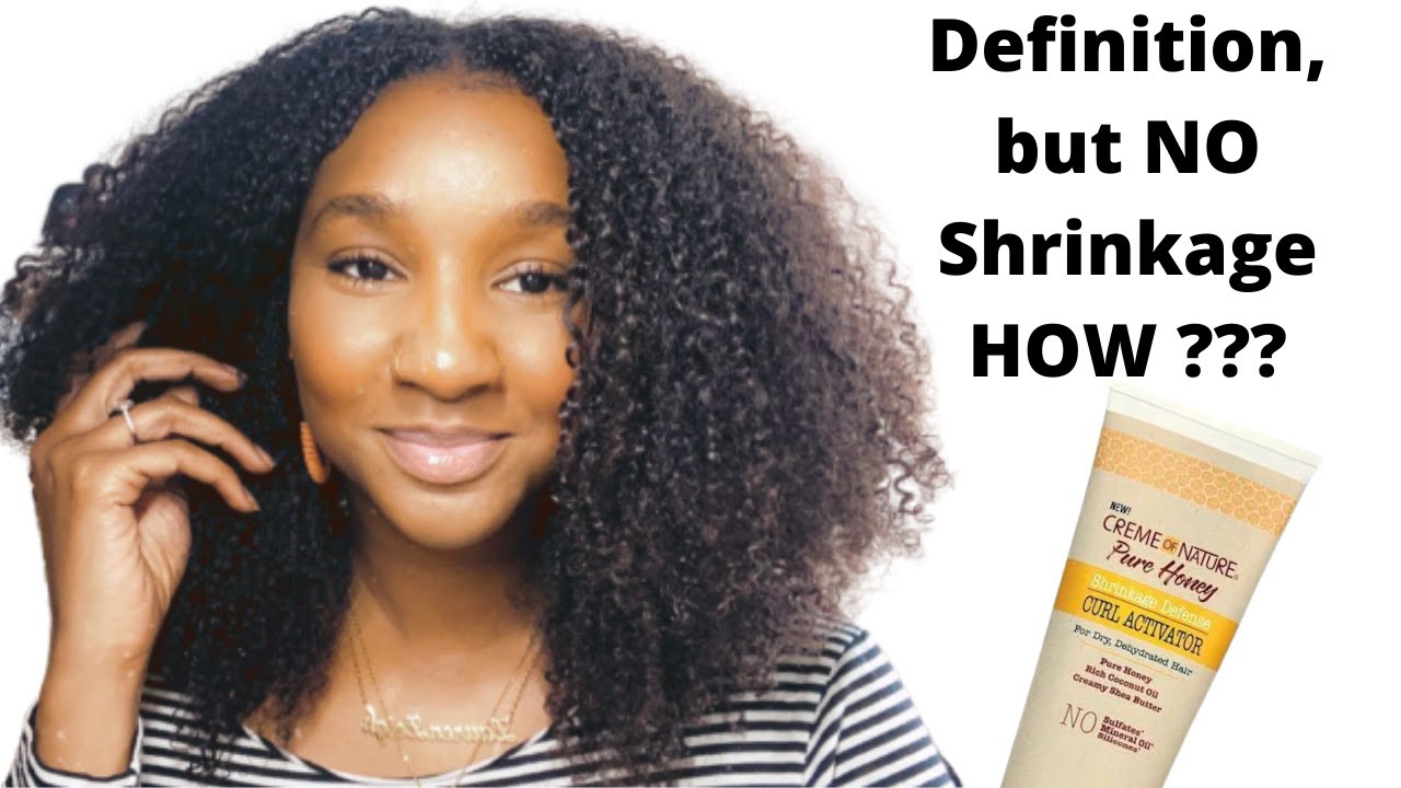Trying The CREME OF NATURE PURE HONEY CURL ACTIVATOR | Defined Curls & Reduced Shrinkage