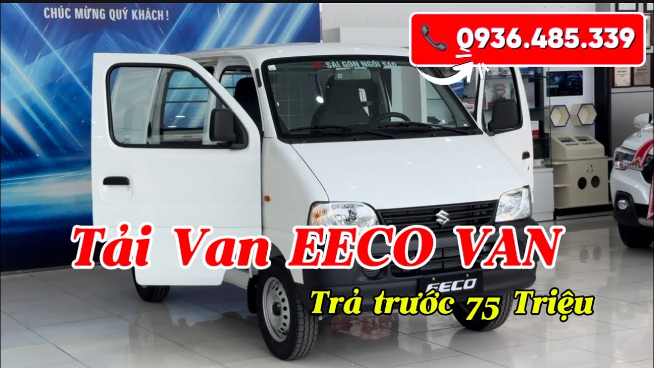 Xe tải EECO VAN thay thế Su cóc đưa trước 75 triệu nhận xe ngay #xetaivan #eeco2026 #taivan