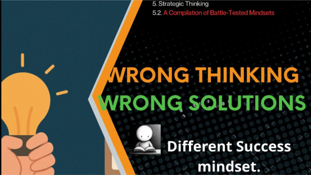 Different Thinking Podcast 10 Strategic Thinking Mistakes That KeepYou Solving Problemsthe Wrong Way