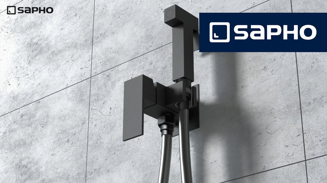 SAPHO - Podomítková bidetová baterie CUBEMIX (CM040B)