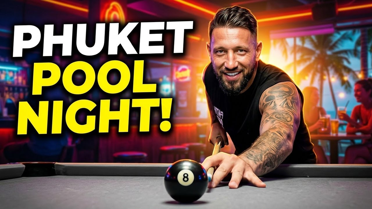 Billard Match 8 Pool in Phuket/Thailand