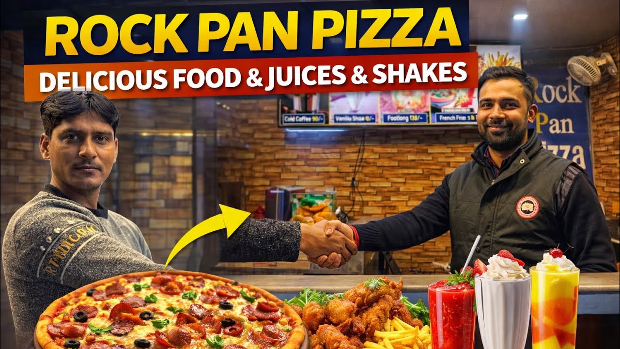 Rock Pan Pizza 🍕 | Delicious Food, Juices & Shakes in MMR mall 