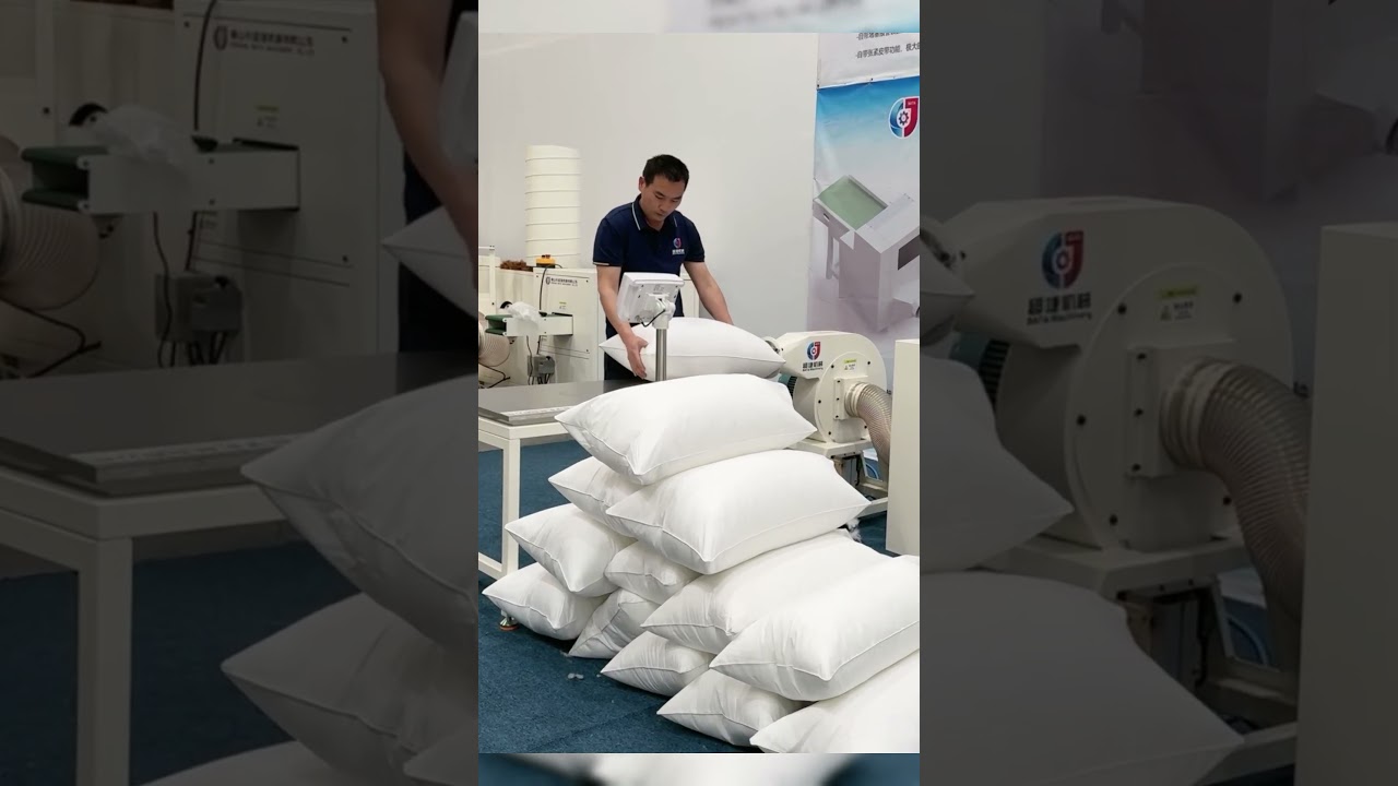 Pillow & Cushion Production Unit with high efficient and one operator, easy to operation 