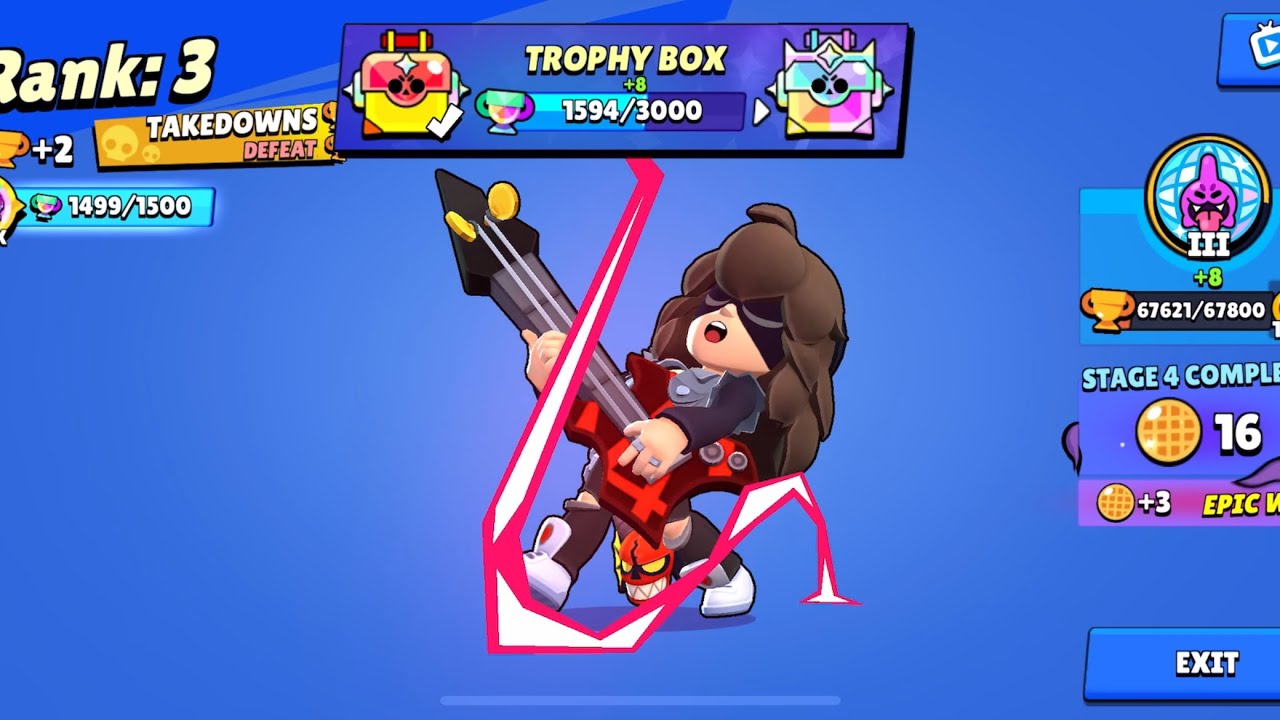 The Draco 1500 Trophy Push || Brawl Stars (F2P #194)