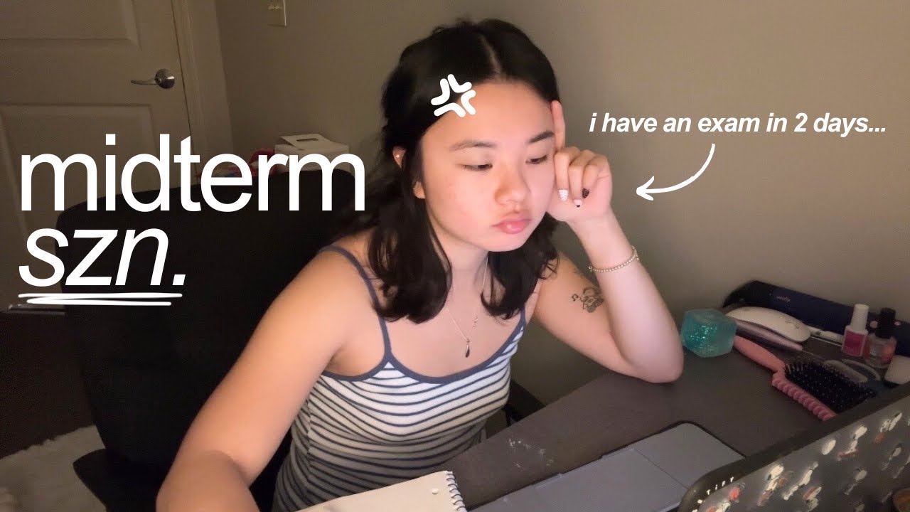 locking in for midterms 💻 *realistic* week in my life + how i study for exams