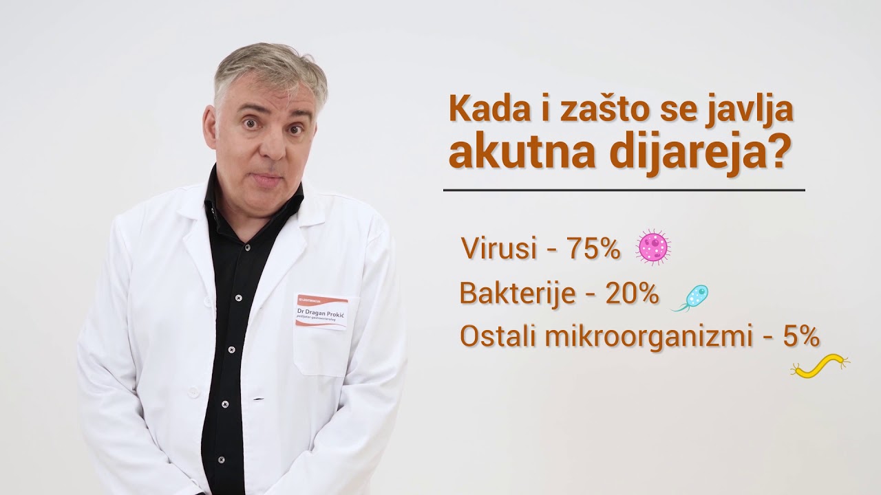 Kada i zašto se javlja akutna dijareja?  Dr Dragan Prokić,  pedijatar-gastroenterolog