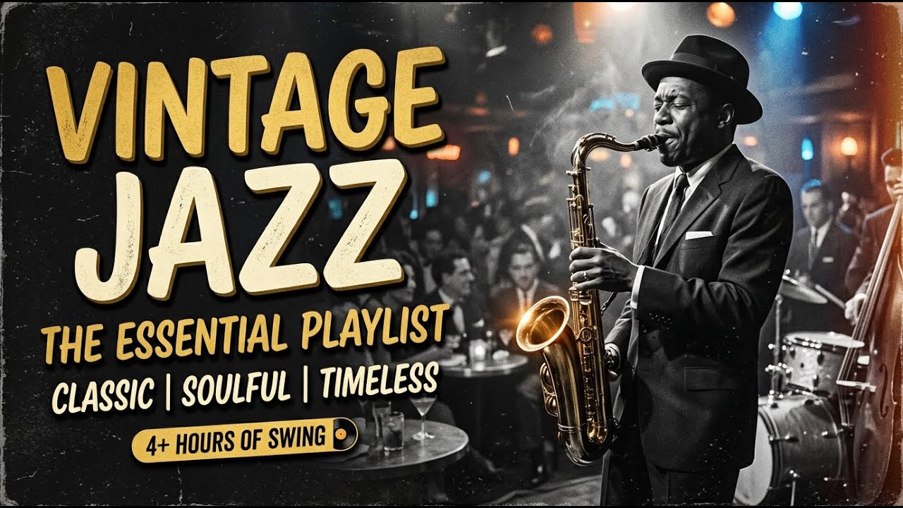Vintage Jazz 1940년대 🌙 고요한 밤 감성 재즈 playlist cafe