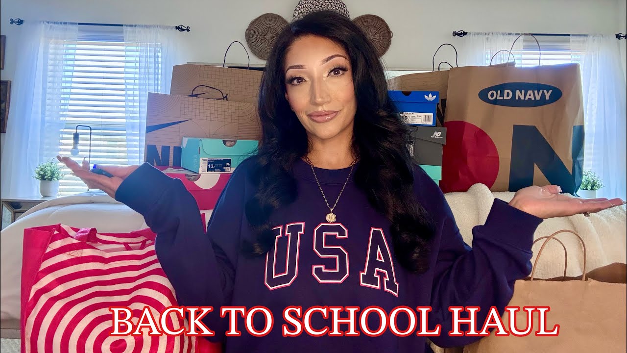 BACK TO SCHOOL HAUL 2025  | CLOTHES AND SHOES | NIKE, ADIDAS, JD SPORT, H&M, TARGET 