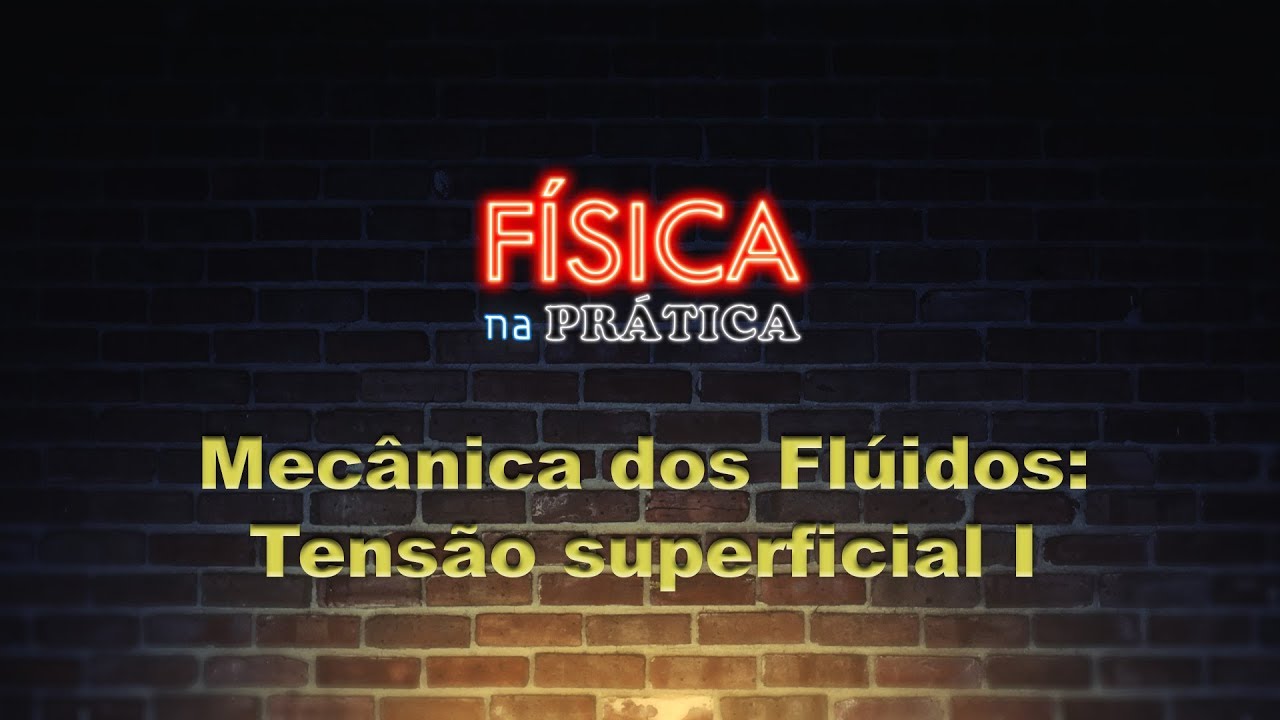 Tensão superficial I