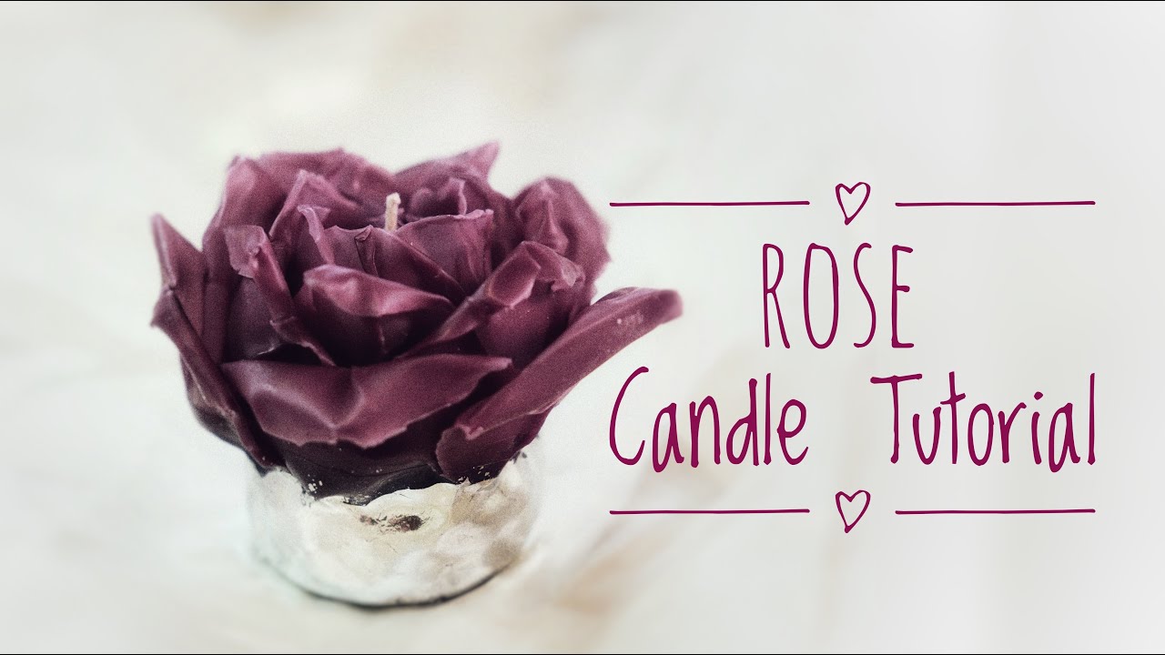 Flower Candle - 4 K Free Video Process Tutorial, Step by Step