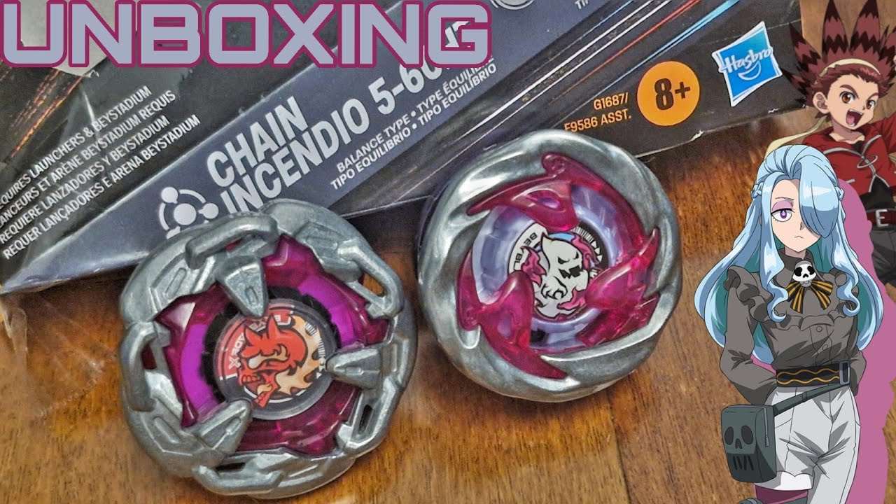 Unboxing Circle Ghost 0-80GB + Chain Incendio 5-60HT | Beyblade X Hasbro 