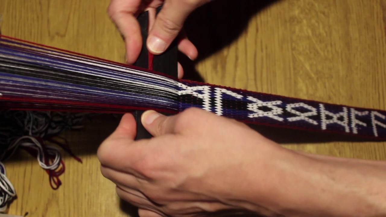 Card Weaving - Double Face Anglo-Saxon Fuþorc