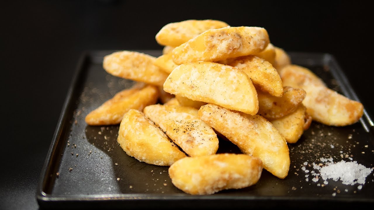 僕が一番大好きなフライドポテト。みんな大絶絶賛してくれています。