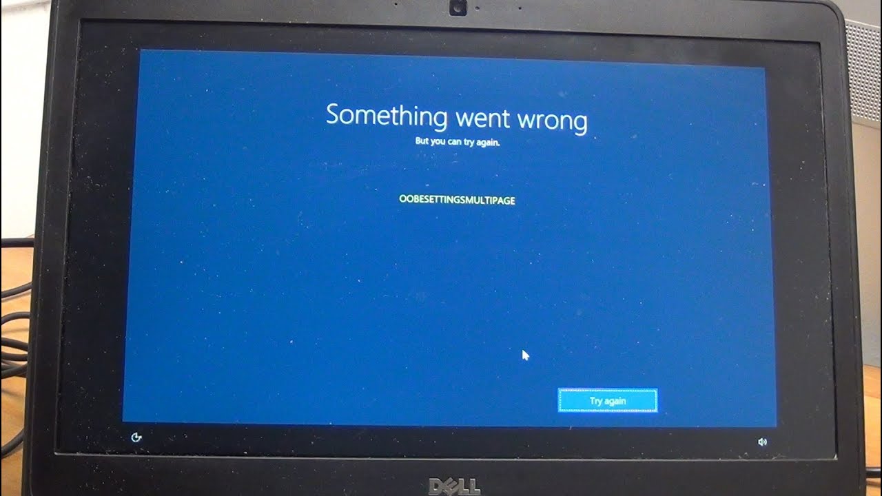 How to fix Windows 10 Something went wrong but you can try again error
