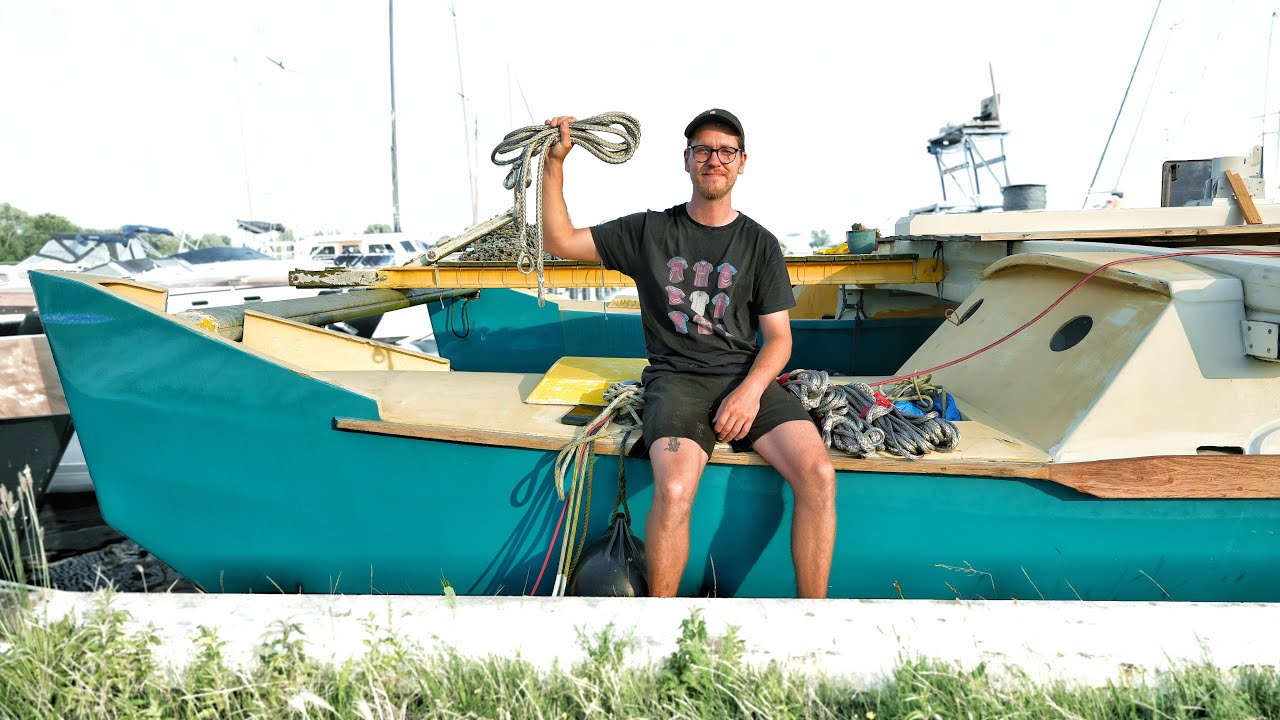 Rigging My 12 Meter Ocean Boat With Dyneema (& No Experience)