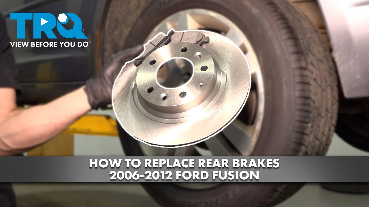 Как заменить задние тормоза Ford Fusion 2006-2012