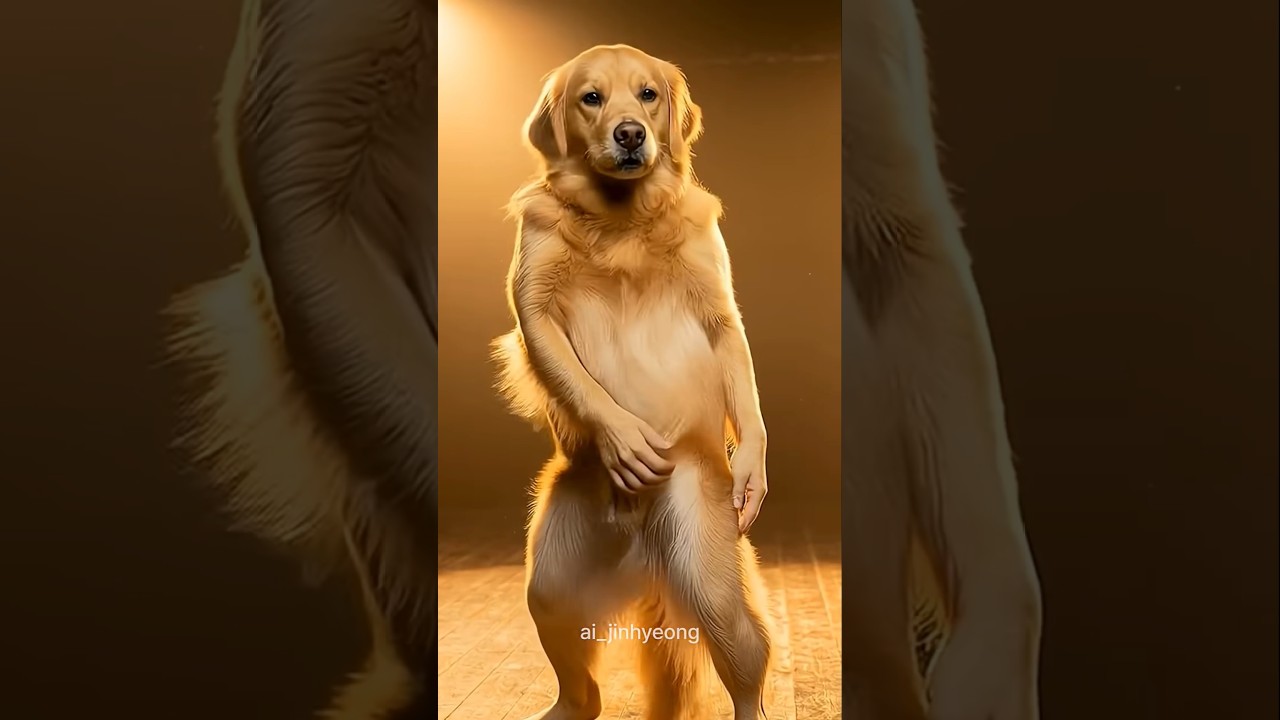 Golden Retriever Dance 🐶 
