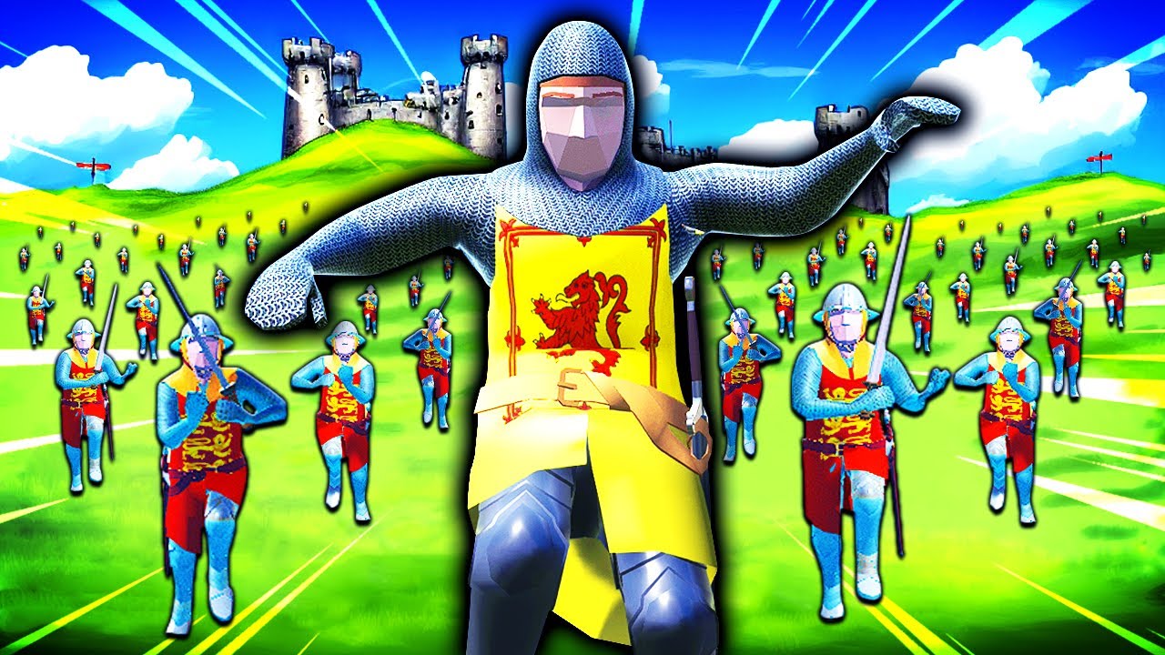 Эта гигантская средневековая армия полностью разгромлена... Ravenfield Battle Simulator