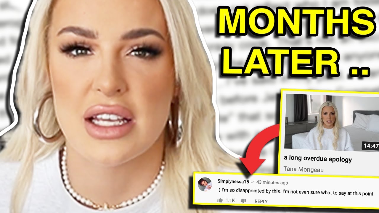 TANA MONGEAU FINALLY APOLOGIZES