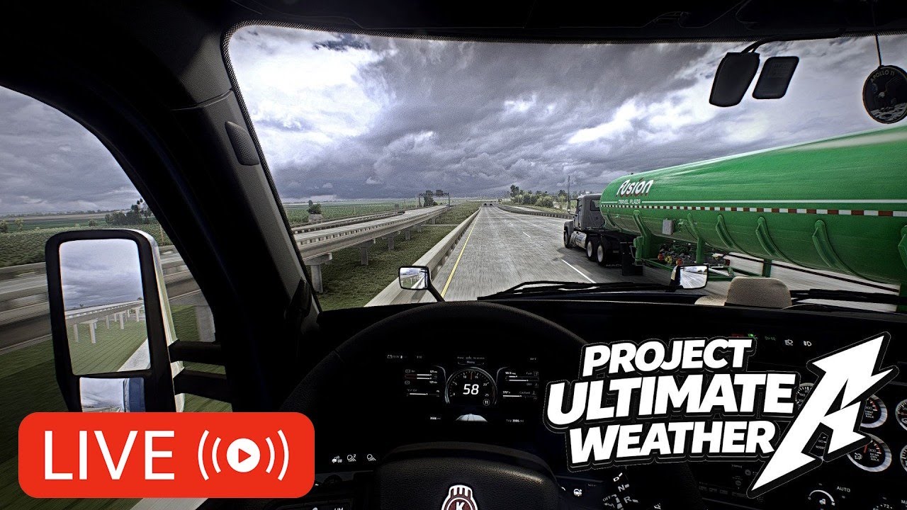 🔴 LIVE - ATS | Project Ultimate Weather | Realistic Drive