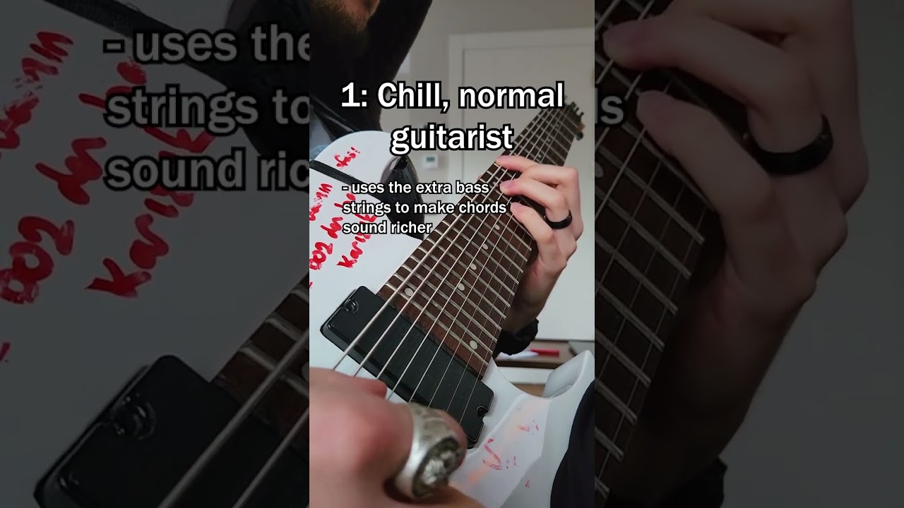 2 Types of 8 String Guitar Players