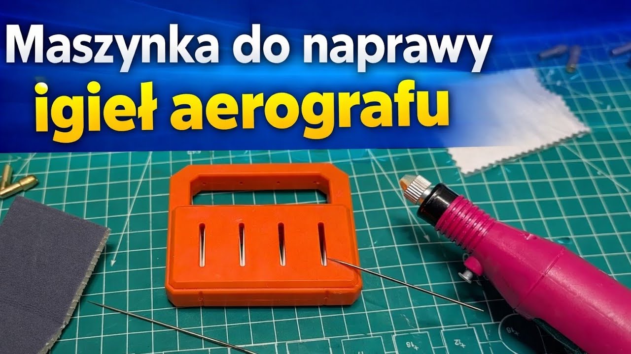 Zestaw do naprawy igieł w aerografie