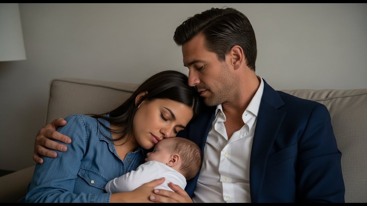 Ela desmaia e acorda ouvindo o milionário dizer: "Nosso bebê precisa de nós"