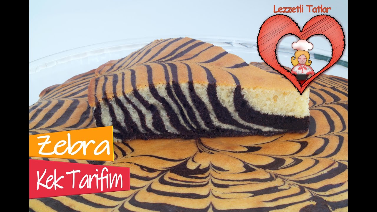 Yumuşacık Pamuk gibi Sodalı 2 Renkli Zebra Kek Tarifi - Lezzetli Tatlar
