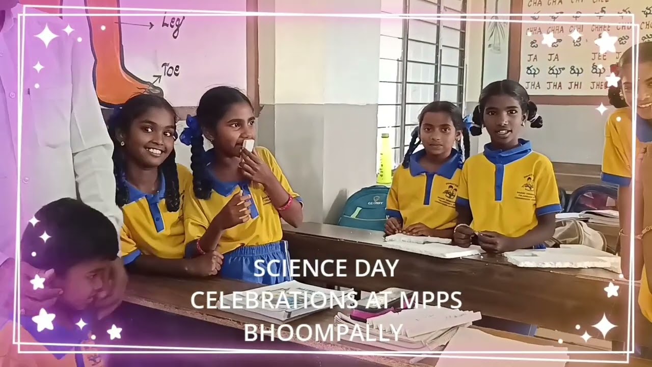 NATIONAL SCIENCE DAY CELEBRATIONS AT MPPS BHOOMPALLY 