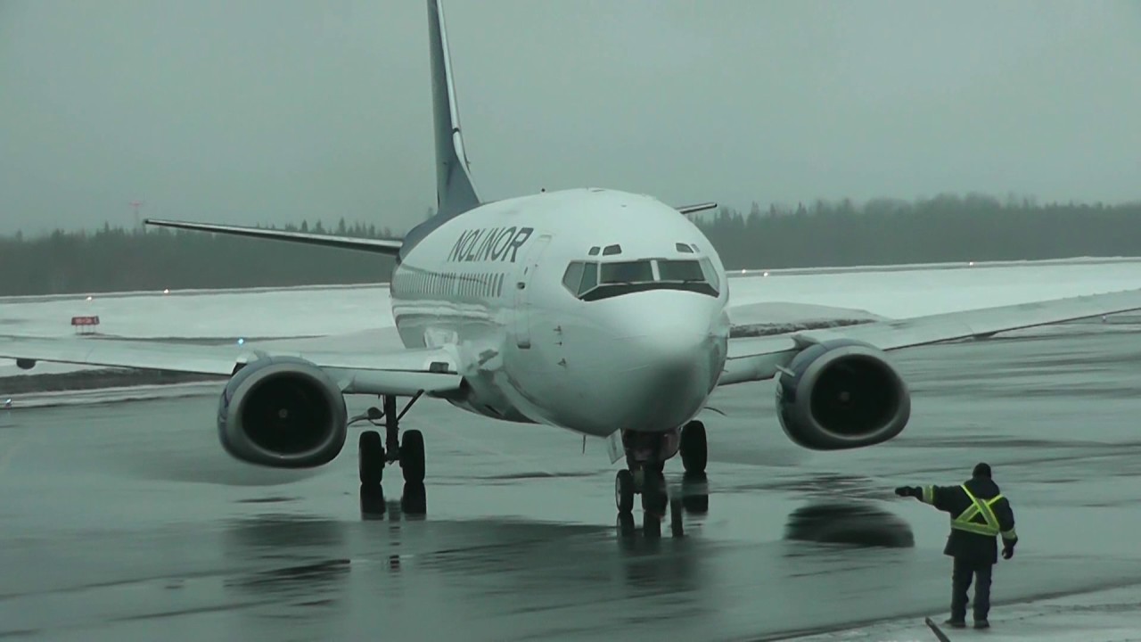 Nolinor | Boeing 737-300 engine start & take-off | C-GNLQ | Val-d'Or (CYVO)