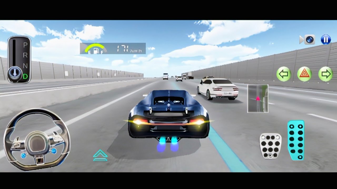 “Bugatti Driving Class Part 2 😱 | Next Level 3D Driving Test”