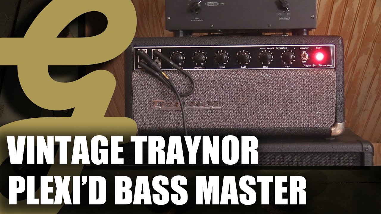 Vintage 1960's Plexi'd Traynor YBA Bass Master