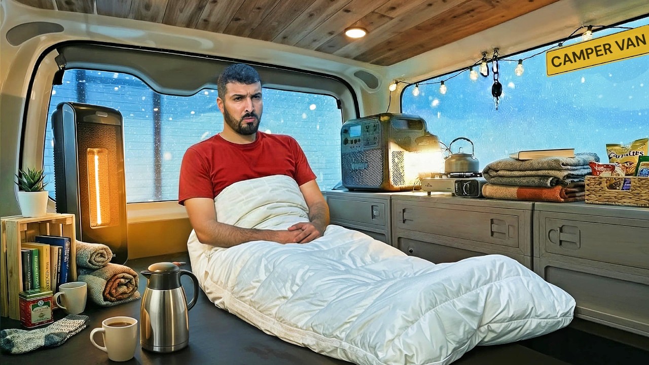 Surviving 24 Hours in Camper Van !