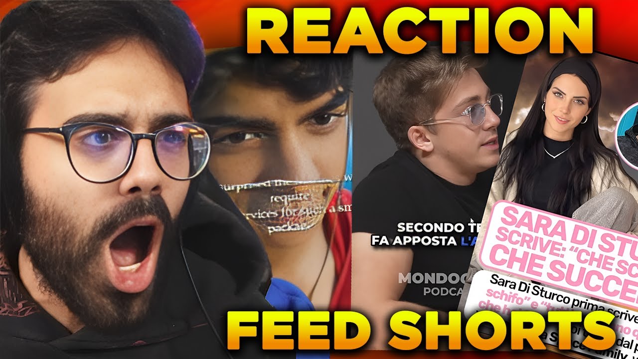 DARIO MOCCIA SCOPRE il SUO FEED degli SHORTS YOUTUBE