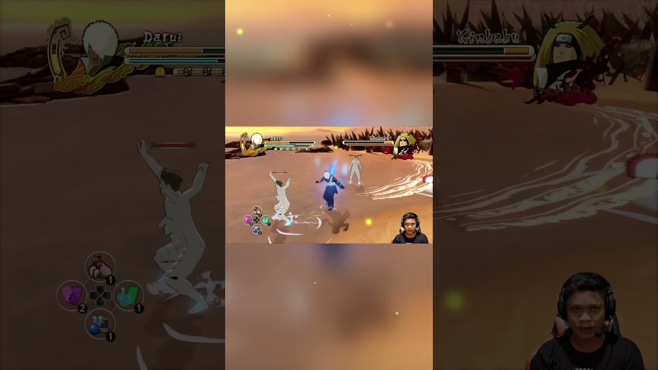 Darui Vs Ginkaku & Kinkaku 