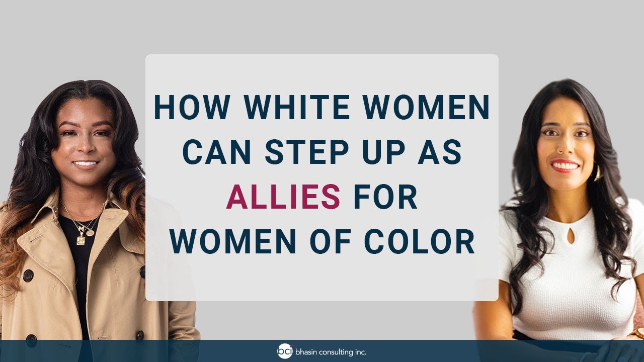 How White Women Can Step Up as Allies for Women of Color