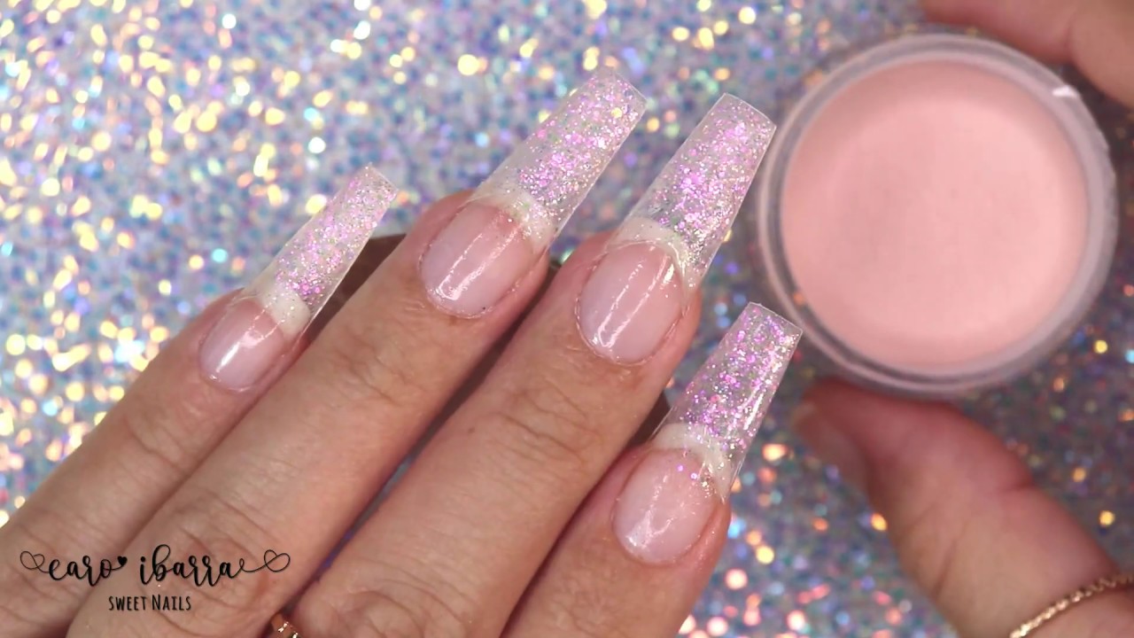 Difuminado de GLITTER + Técnica de ENCAPSULADO Y LIMADO