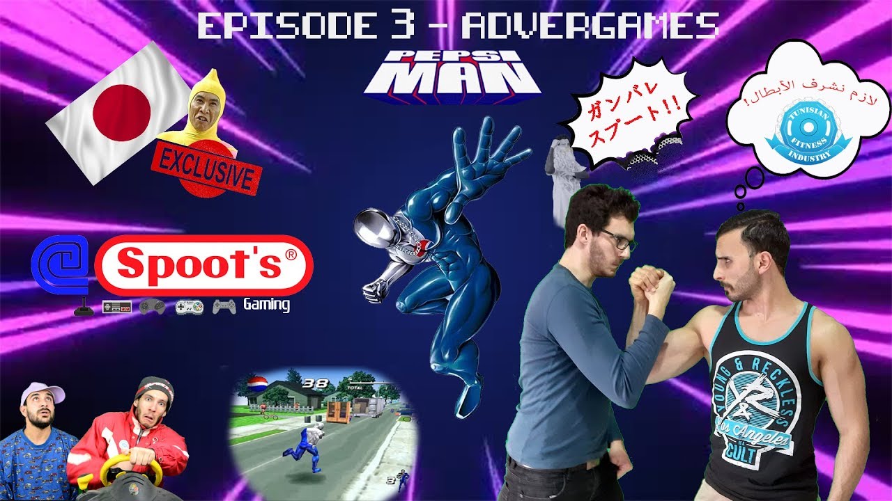 @Spoot's Gaming - Episode 3 Advergames (PEPSIMAN) (ft. Tunisian Fitness Industry)