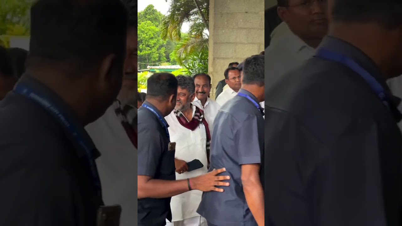 DK ಶಿವಕುಮಾರ್ ಬಂದಾಗ ಹವಾ ಹೇಗಿತ್ತು ನೋಡಿ&hellip; 😎#dkshivakumar #dk #dks