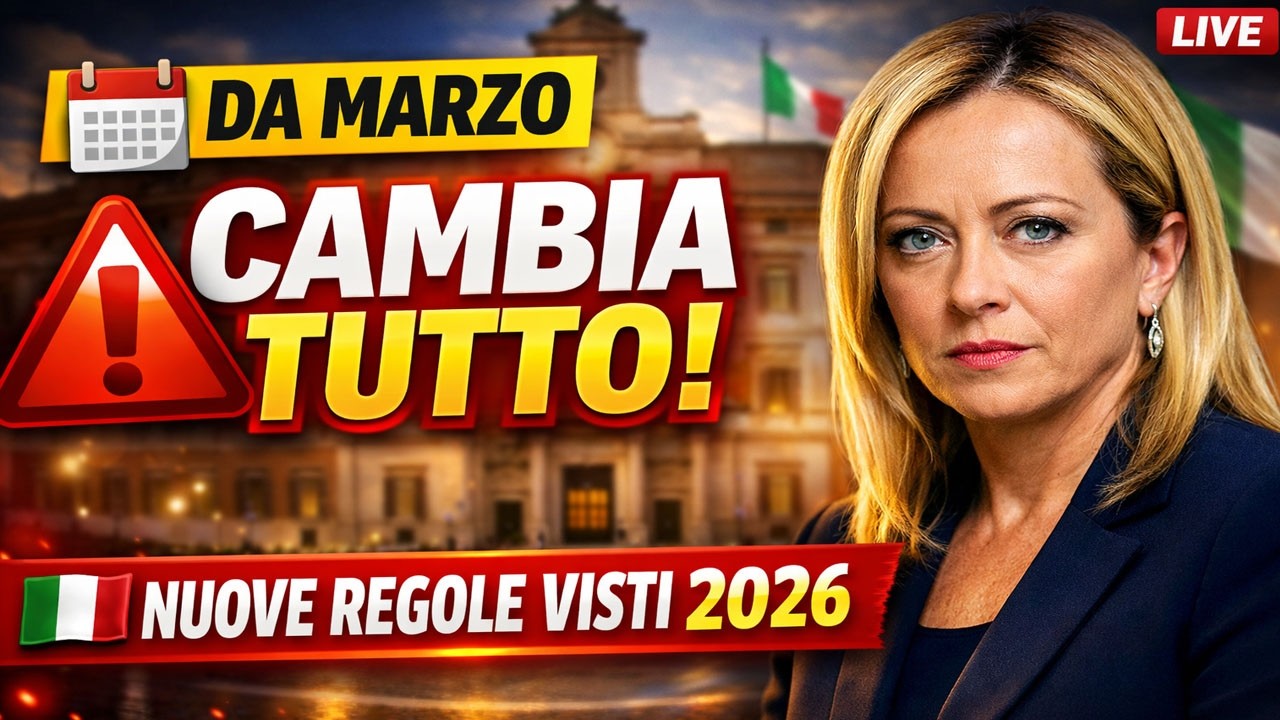 💥 Shock Immigrazione Italia | Nuove Regole Visti Marzo 2026 | Cambiamento Totale