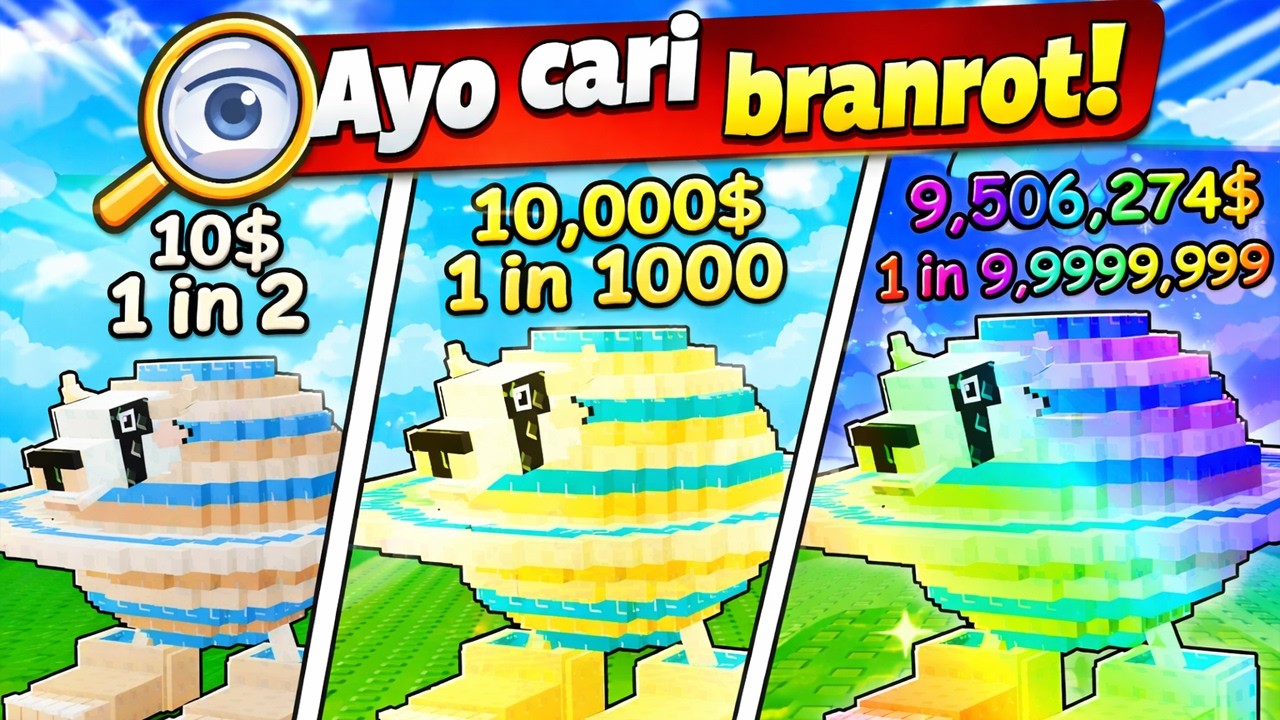 MENJELAJAHI GAME BRAINROT DI ROBLOX