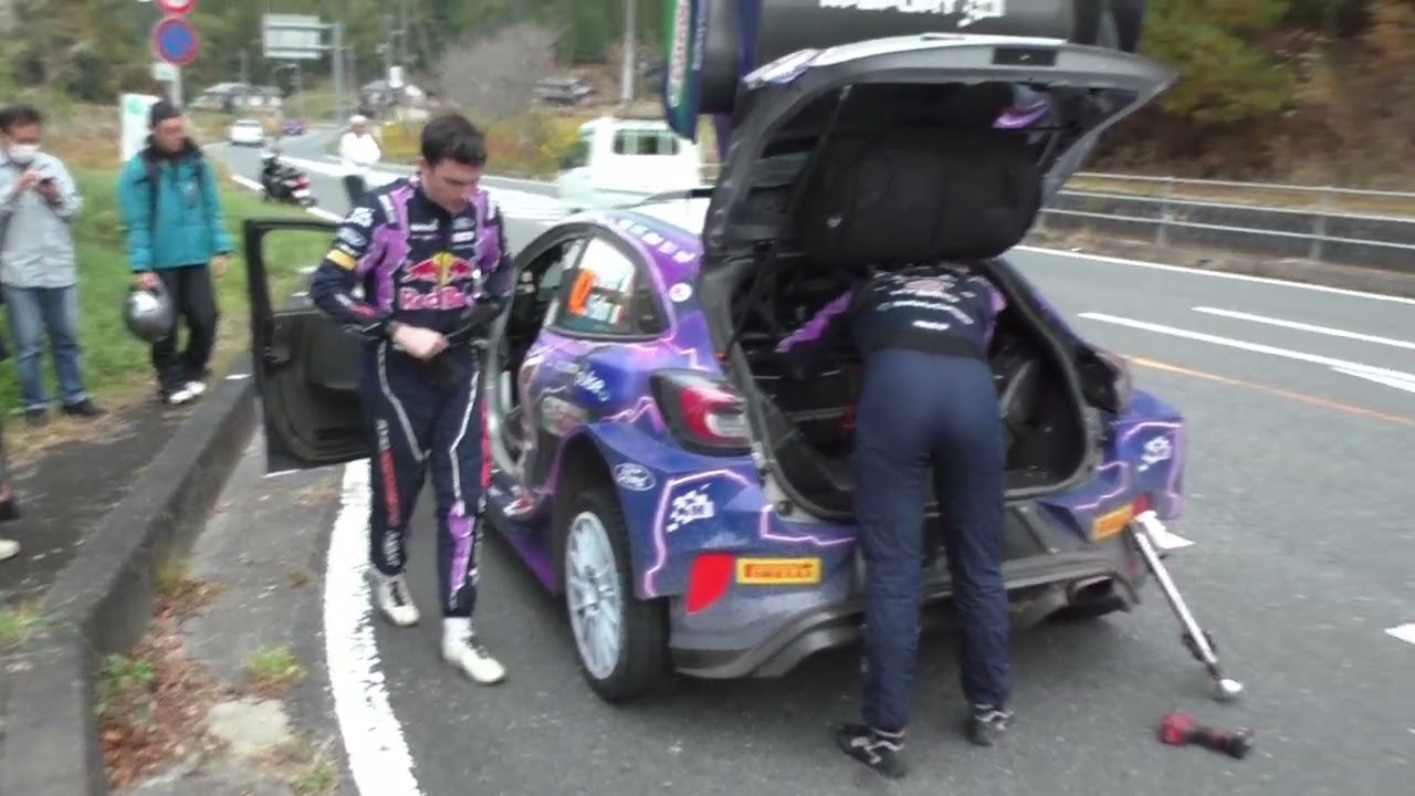 WRC RALLY JAPAN 2022 DAY 4, Craig BREEN & James FULTON on Road Section to SS18