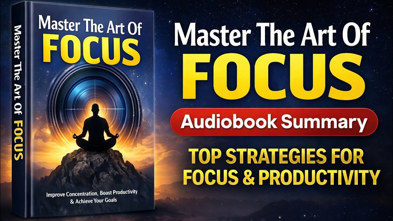 Master the Art of Focus by A. Suman | Complete Book Summary | How to Improve Focus & Productivity