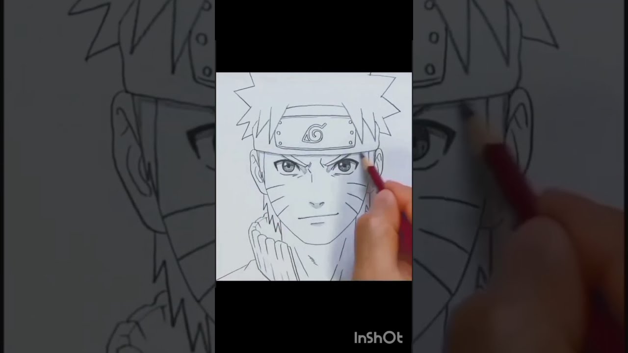 How to draw Naruto 🔥